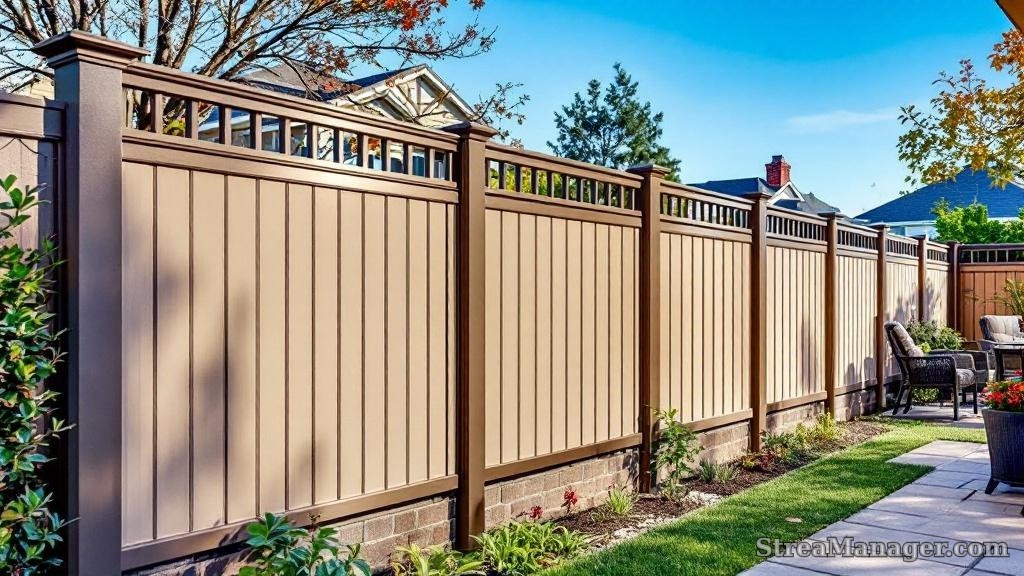 Aluminum Fence Spacing Backyard Bronze - aluminum fence