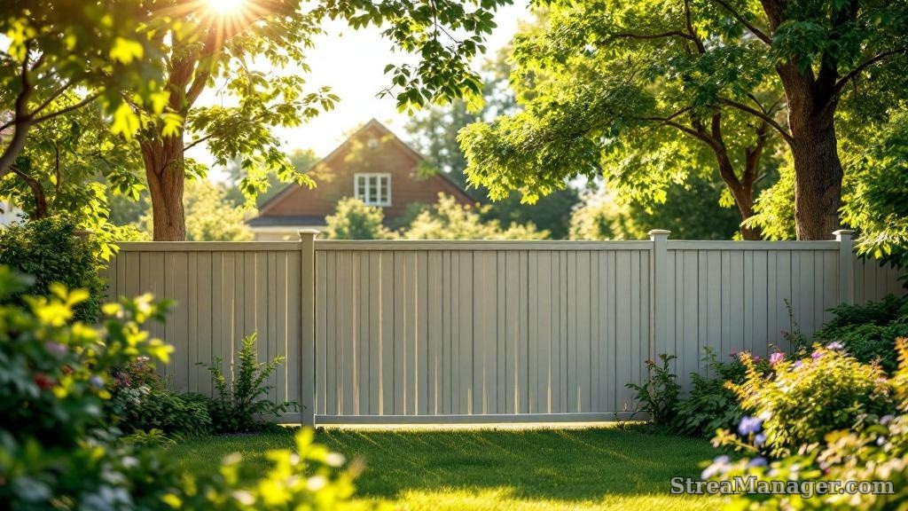 Aluminum Fence Summer Backyard - professional fence installation