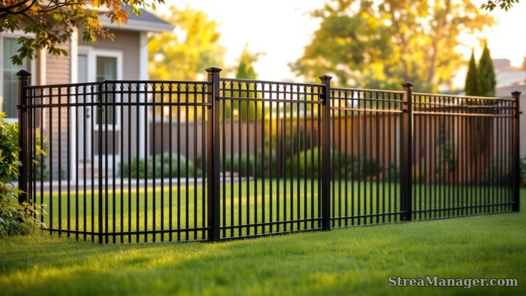 Bronze Aluminum Fence Dog Run - professional fence installation