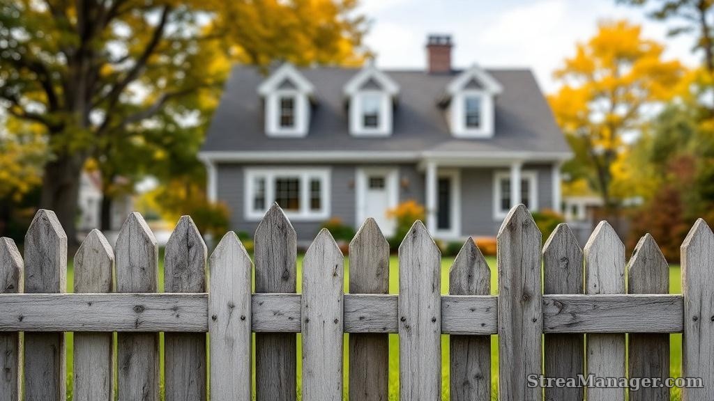 Fence Cape Cod Home - professional fence installation