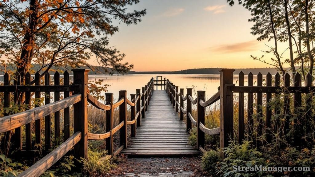 Fence Lake House - professional fence installation