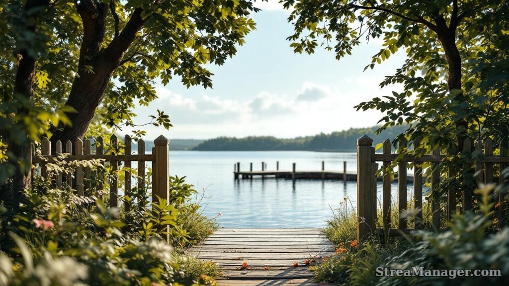 Fence Lake House - professional fence installation