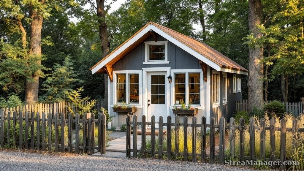 Fence Tiny Home - professional fence installation