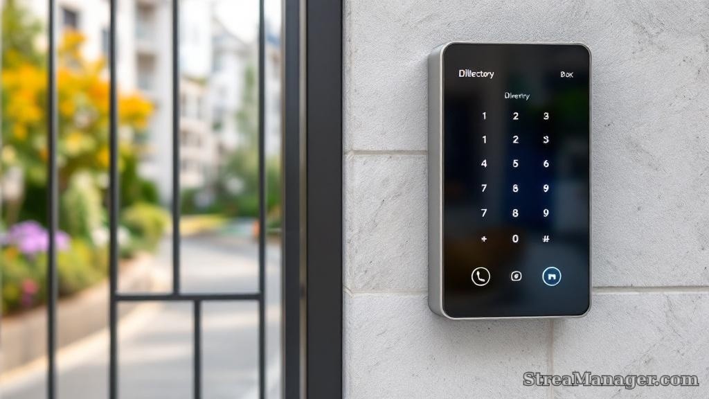 Gate Call Box - professional fence installation