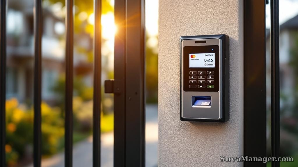 Resident Gate Card Access - professional fence installation