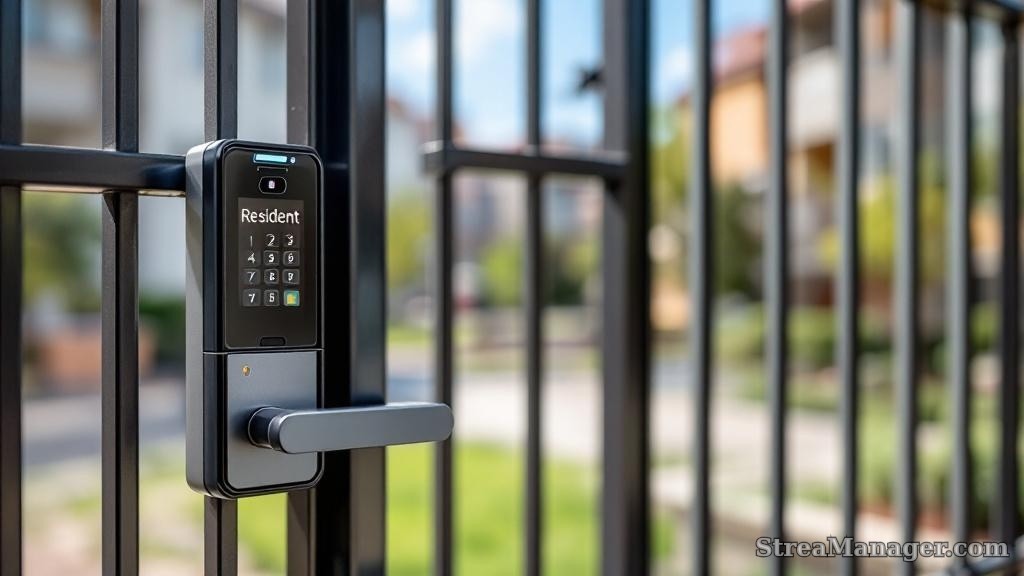 Resident Gate Card Access - professional fence installation