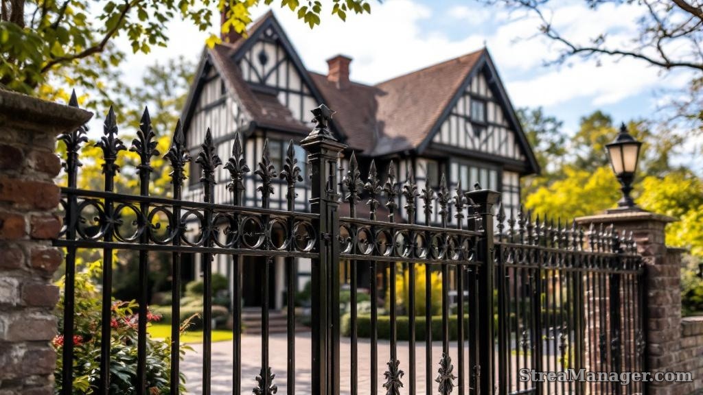 Fence Tudor Home - professional fence installation
