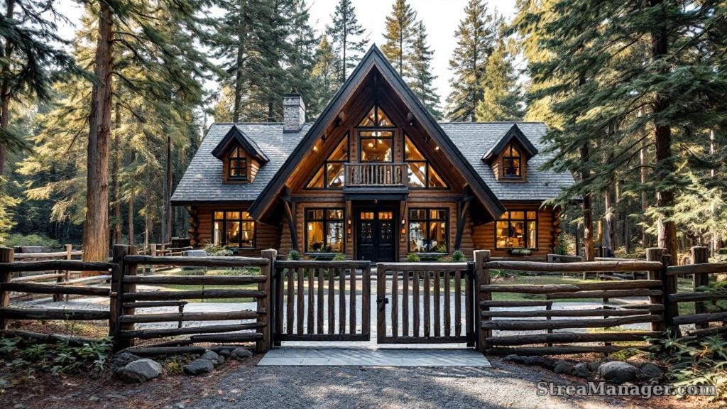 Fence A-Frame Home - professional fence installation