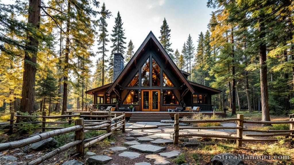 Fence A-Frame Home - professional fence installation