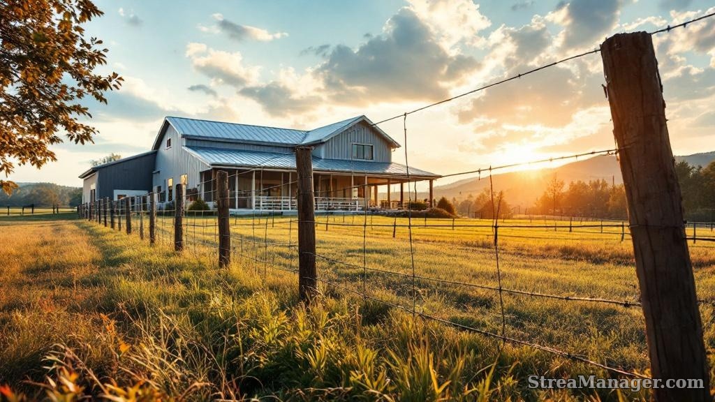 Fence Barndominium - professional fence installation