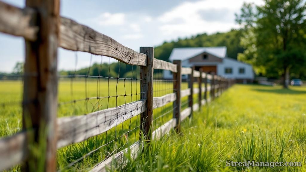 Fence Barndominium - professional fence installation