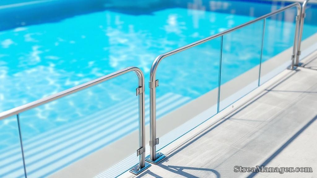 Metal Pool Safety Fence - professional fence installation