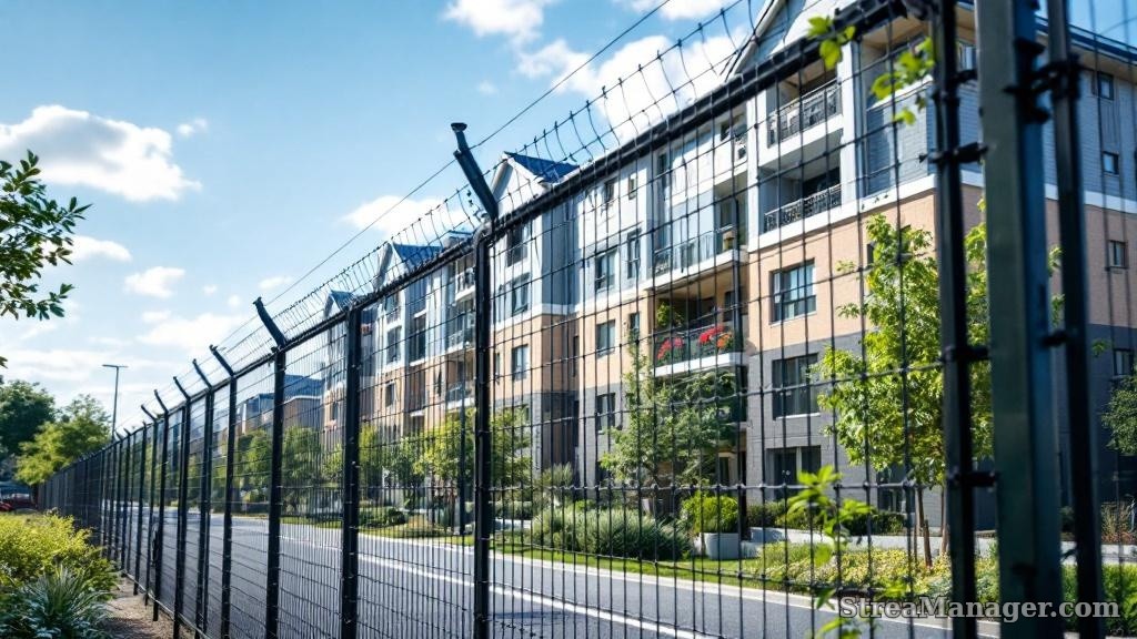 Multi-Family Property Fence - professional fence installation