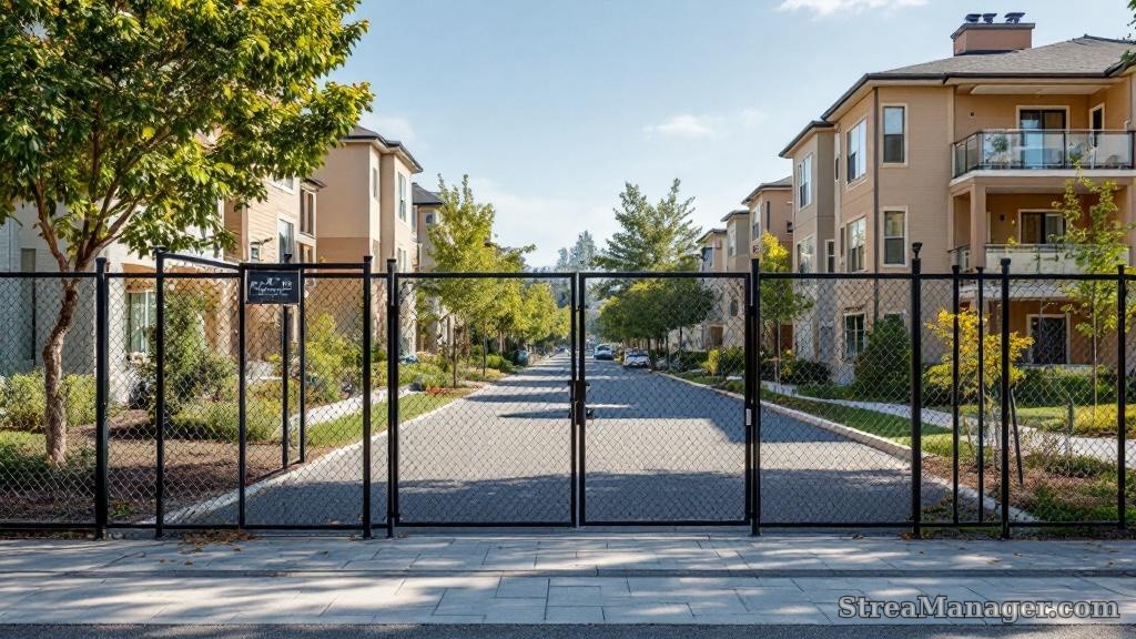 Perimeter Fence Multi-Family - professional fence installation