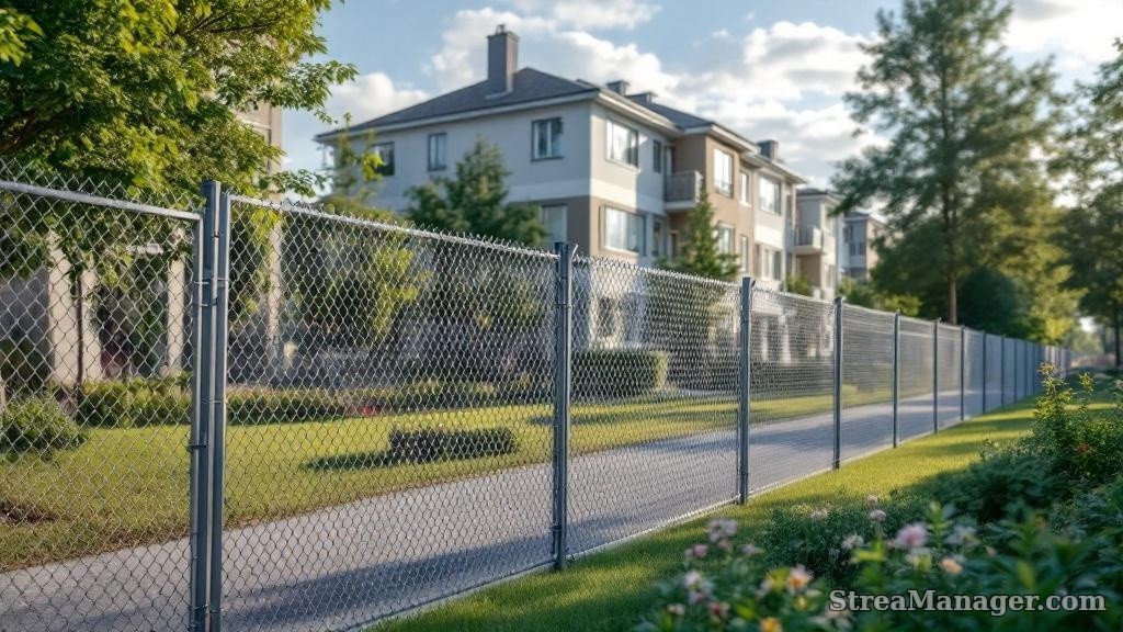 Perimeter Fence Multi-Family - professional fence installation