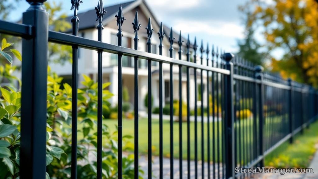 Steel Security Fence Home - professional fence installation