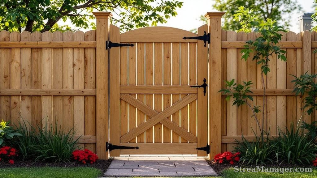 Backyard Access Walk Gate - professional fence installation