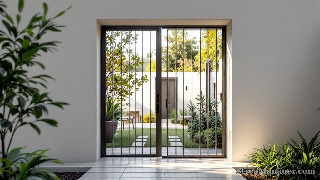 Courtyard Walk Gate - professional fence installation