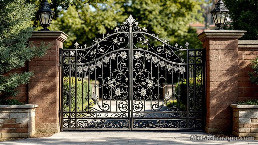 Decorative Walk Gate - professional fence installation