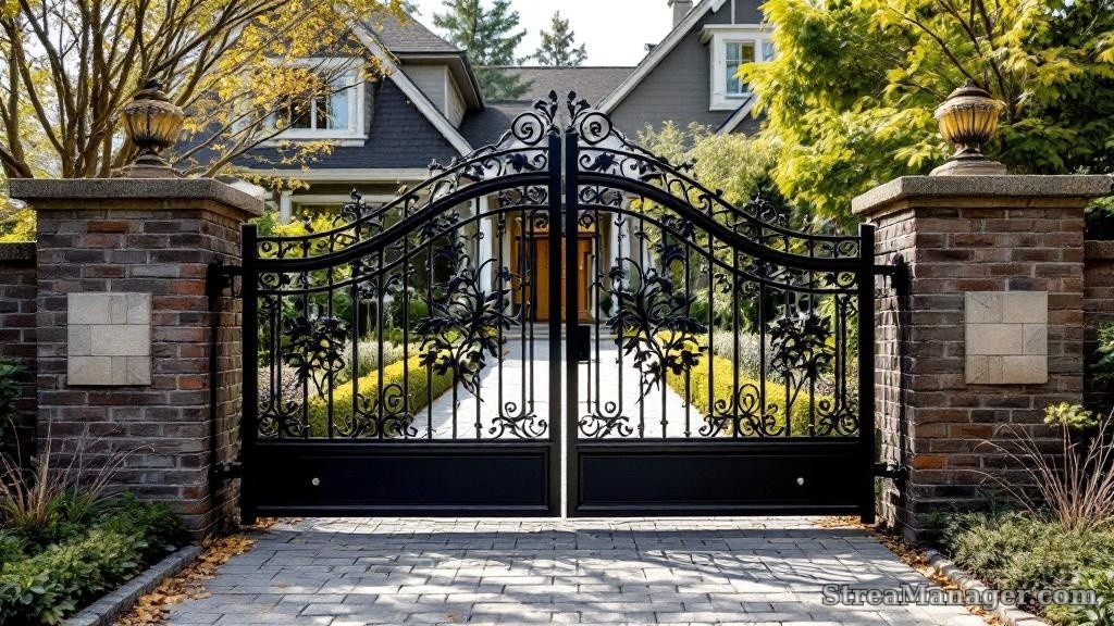 Decorative Walk Gate - professional fence installation