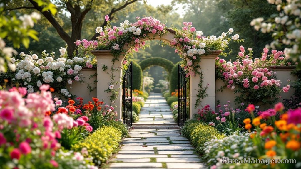 Garden Walk Gate Arched - professional fence installation