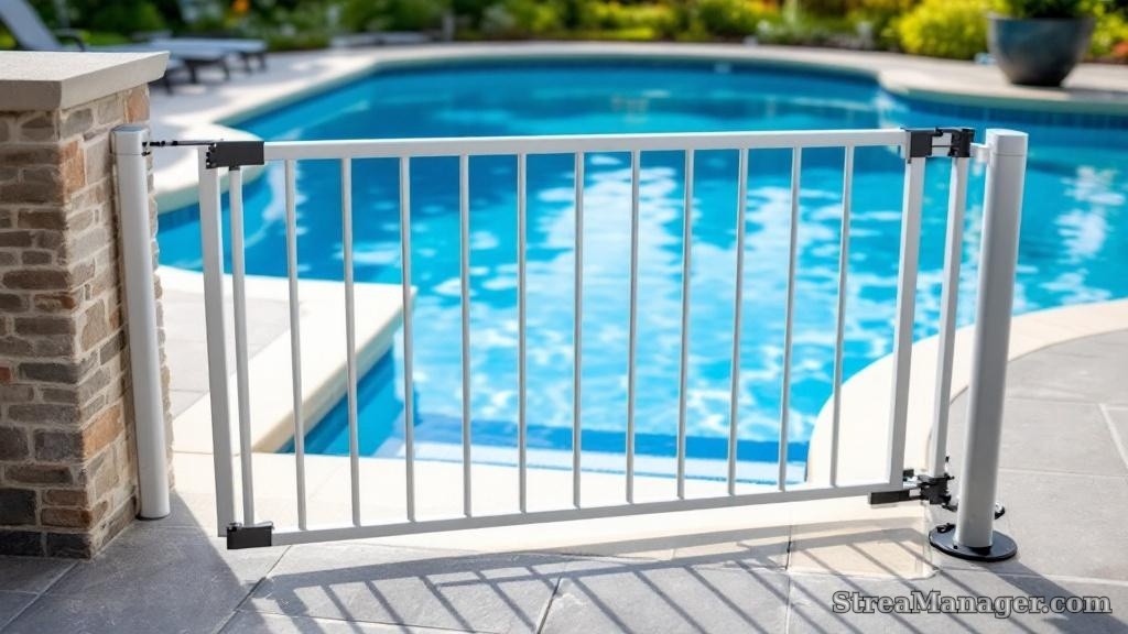 Pool Area Walk Gate - professional fence installation