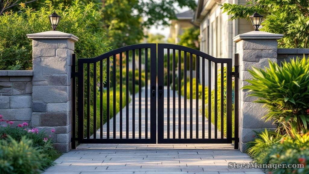 Simple Walk Gate Basic - professional fence installation