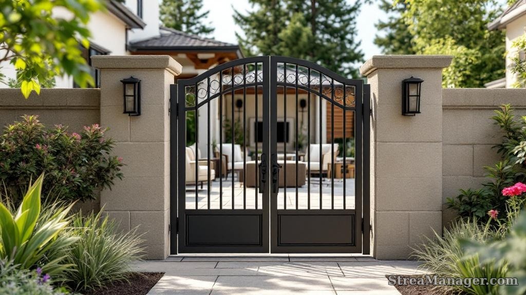 Walk Gate Patio Access - professional fence installation