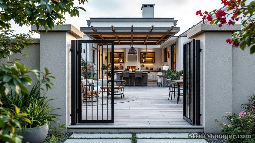 Walk Gate Patio Access - professional fence installation