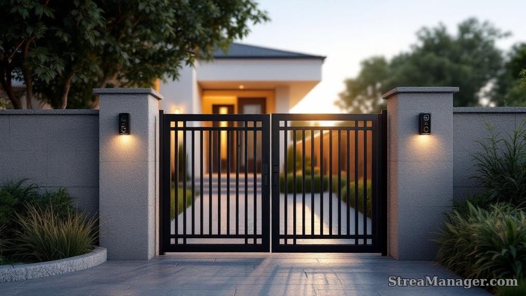Walk Gate Ring Doorbell - professional fence installation