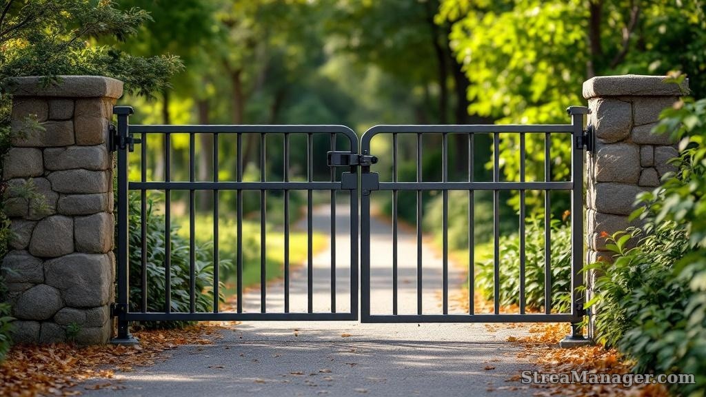 Walk Gate Self Closing - professional fence installation