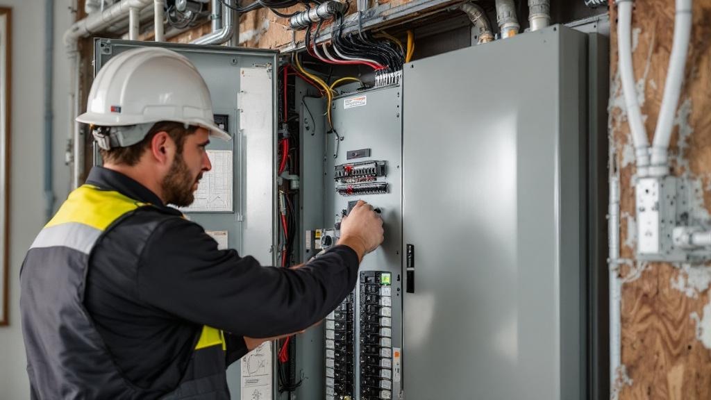 Panel Upgrade fence installed at a urban property in Austin