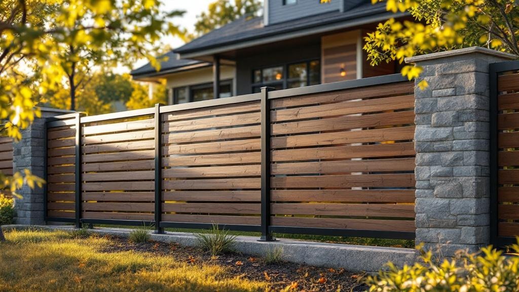 Aluminum fence project completed for residential home