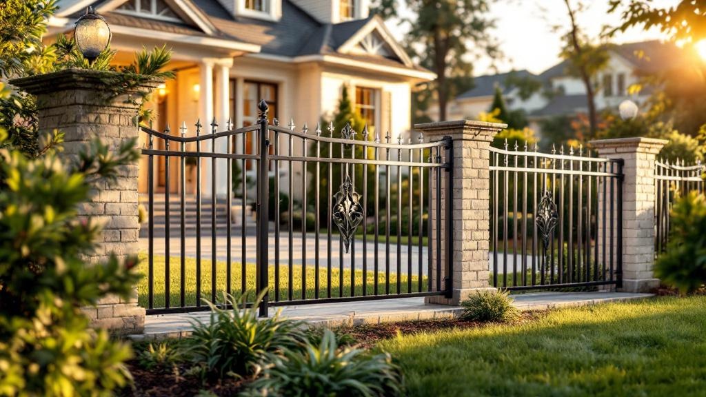 Aluminum Fence installation example in Denver