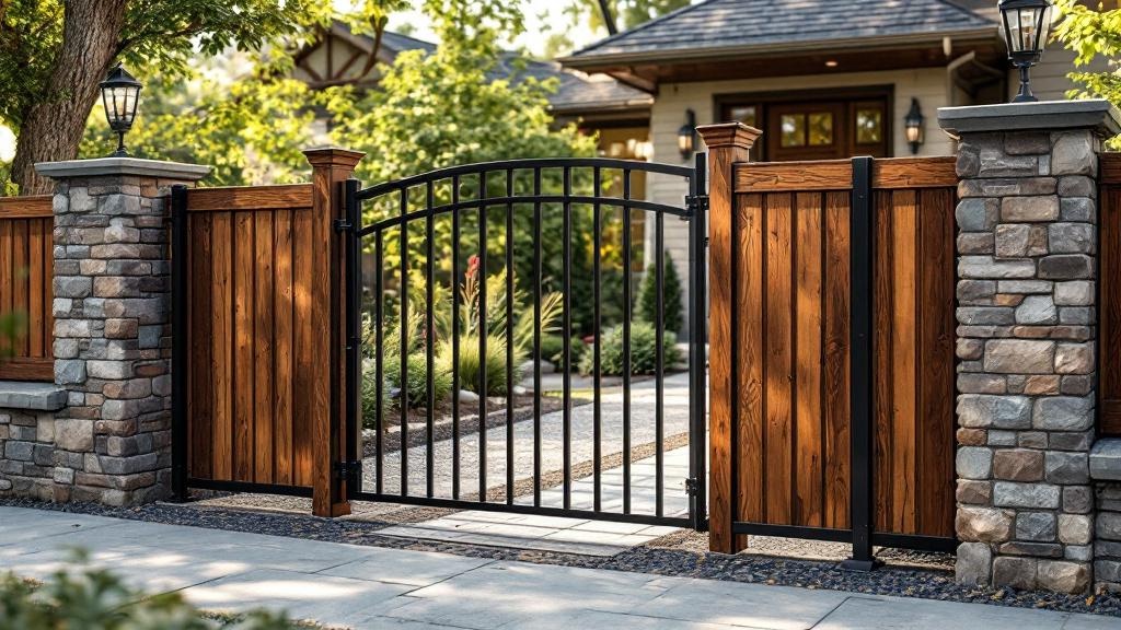 Aluminum Fence installation example in Phoenix