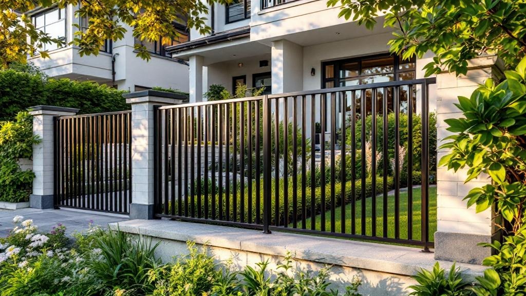 Custom Aluminum fencing solution for multi-family property
