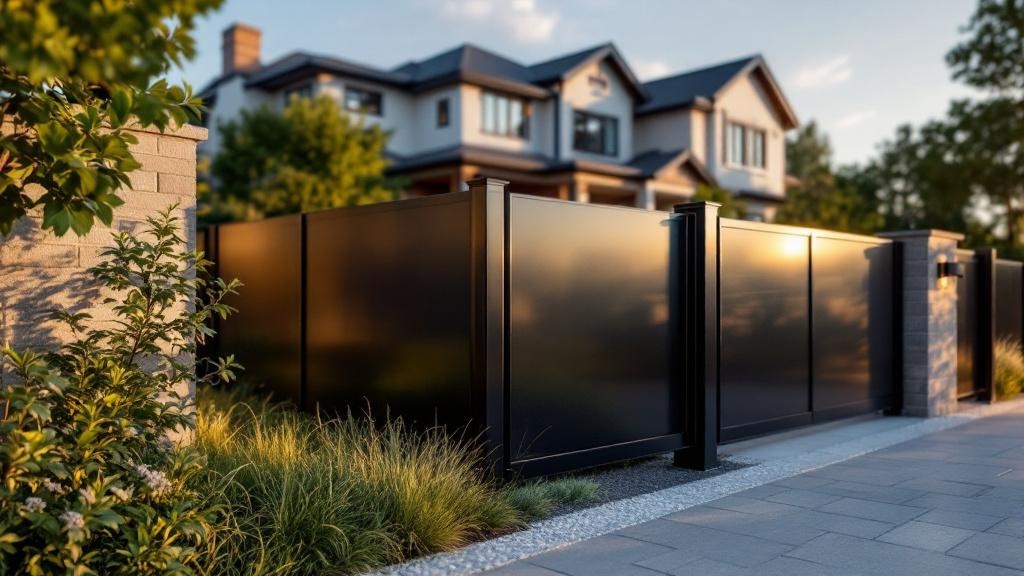 High-quality Aluminum fence in San Francisco neighborhood