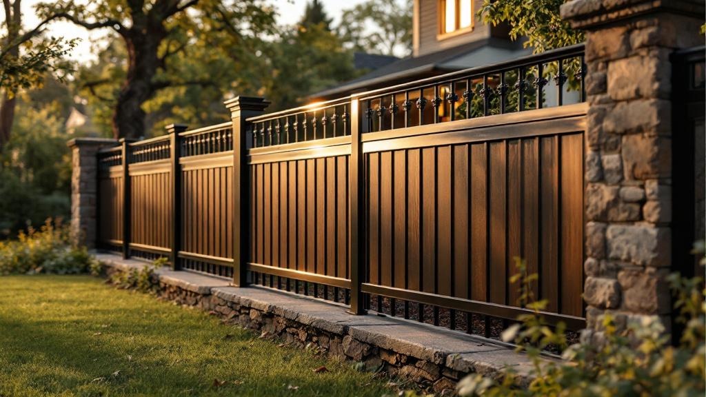 Aluminum Fence installation example in New Orleans