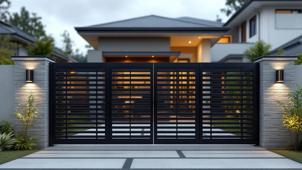 Custom Aluminum fencing solution for single-family property