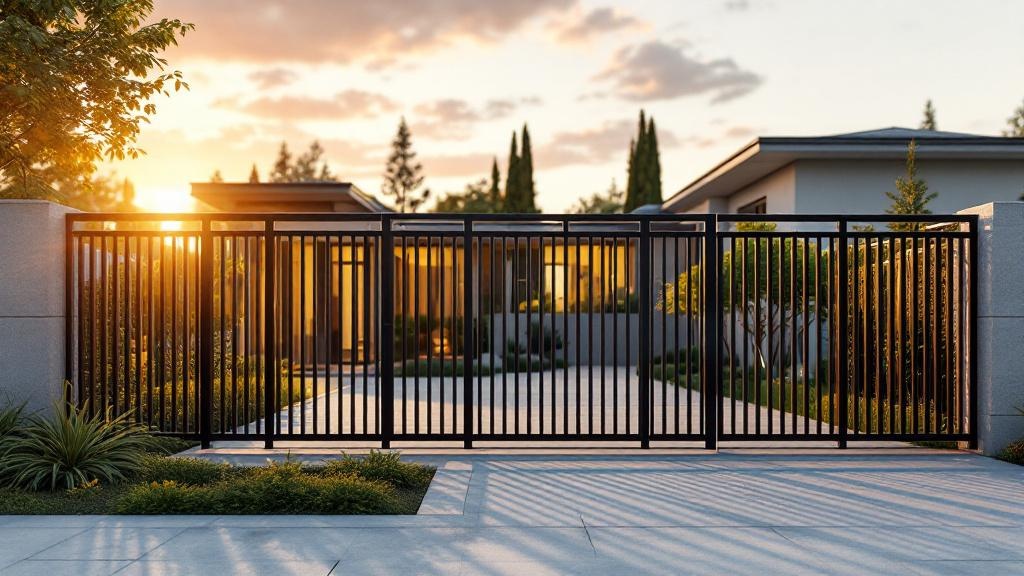 High-quality Aluminum fence in Charleston neighborhood