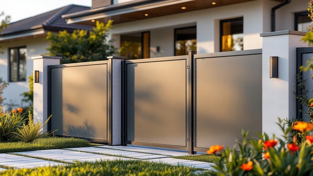 Aluminum fence project completed for craftsman home