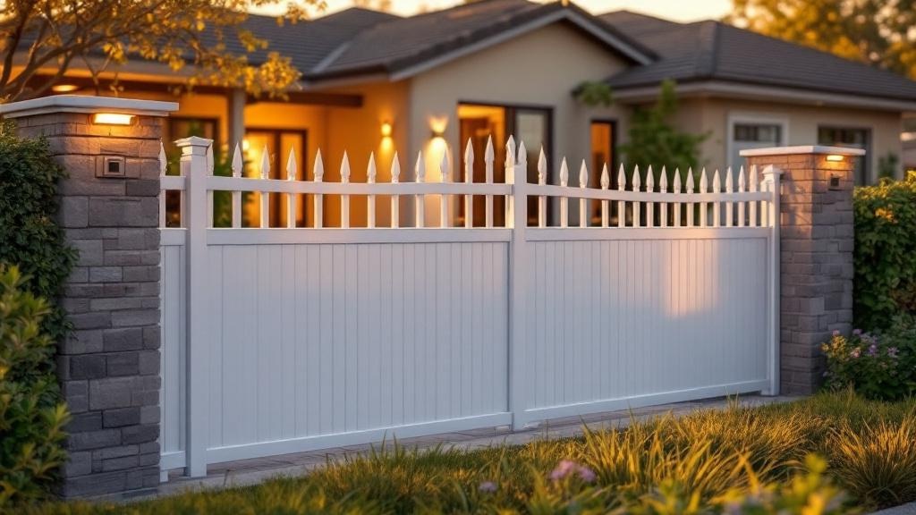 Aluminum fence with professional installation