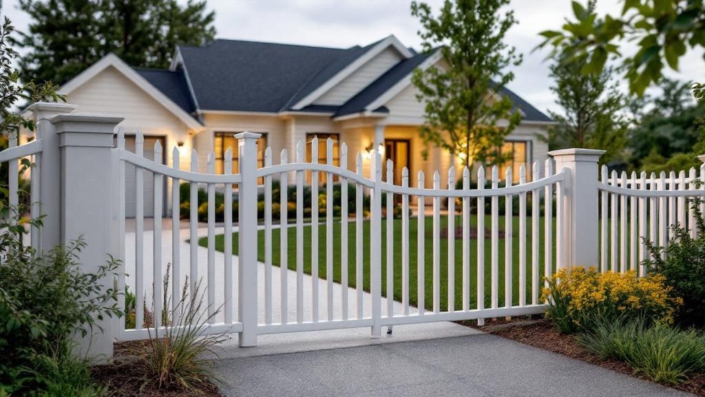 Aluminum Fence installation example in St. Louis