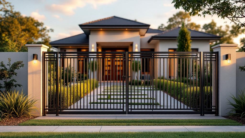 High-quality Aluminum fence in San Jose neighborhood