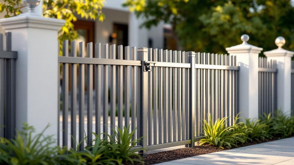 Aluminum fence project completed for condo home
