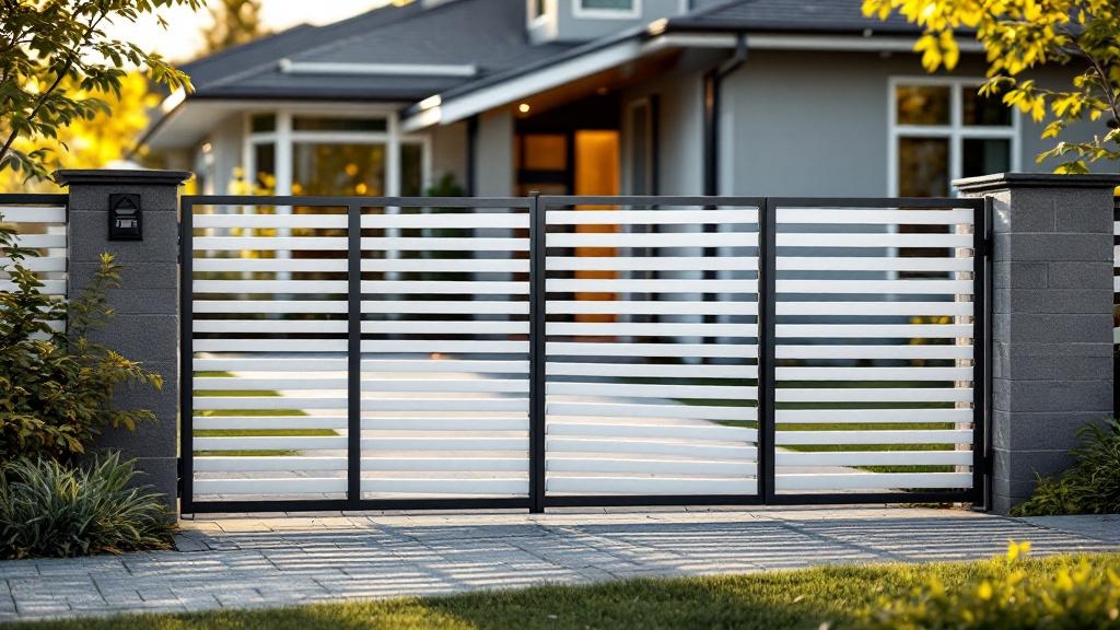 Custom Aluminum fencing solution for condo property