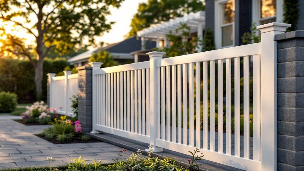 Aluminum fence with professional installation