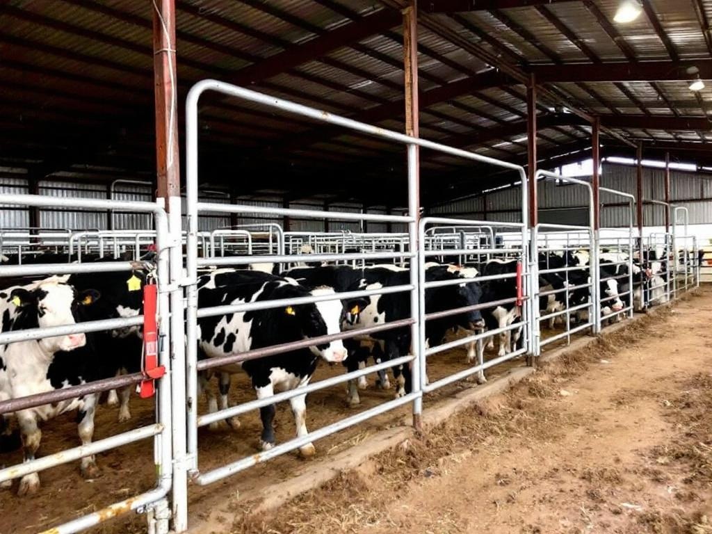 Heavy gauge welded wire cattle panel corral fence 5 feet tall