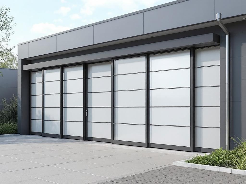 Telescopic sliding gate with multiple panels retracting for space-efficient access