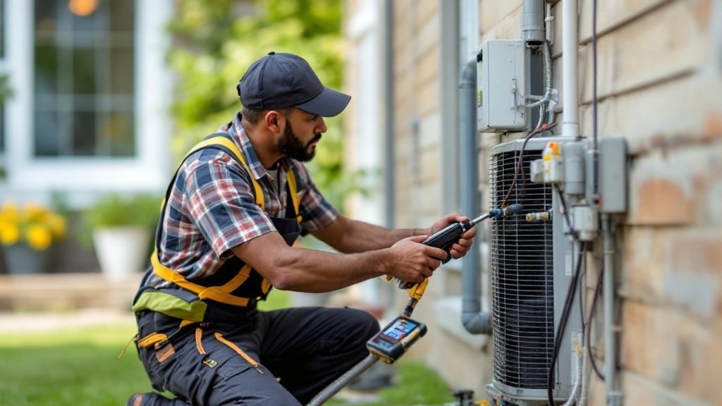 AC Installation fence installed at a estate property in Miami